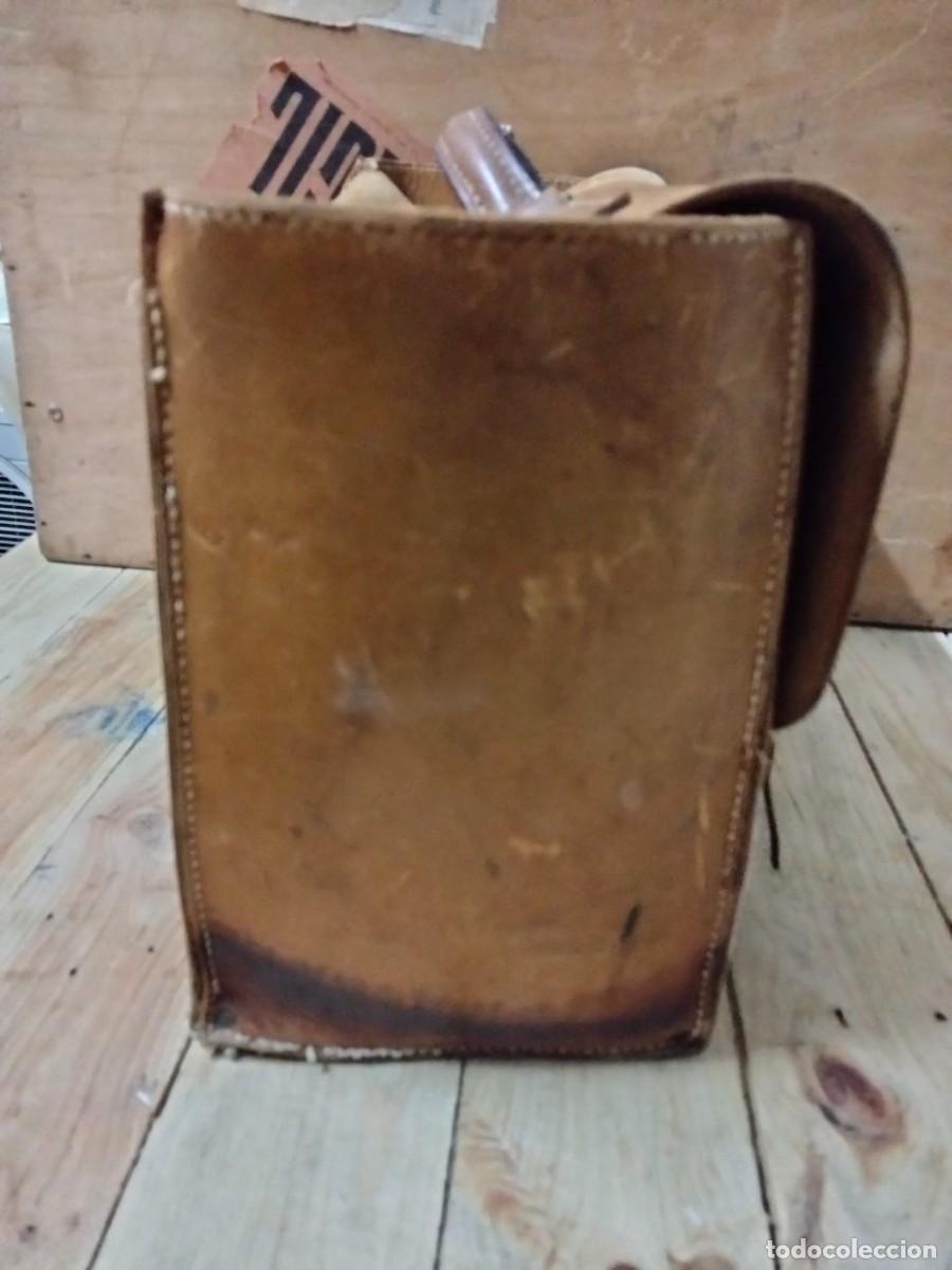 Vintage: Cartera o malet&iacute;n de cuero - Foto 5