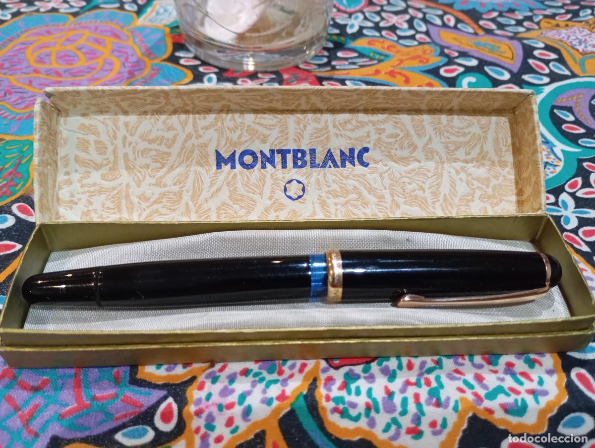 Vintage: Pluma Montblanc oro vintage en caja original