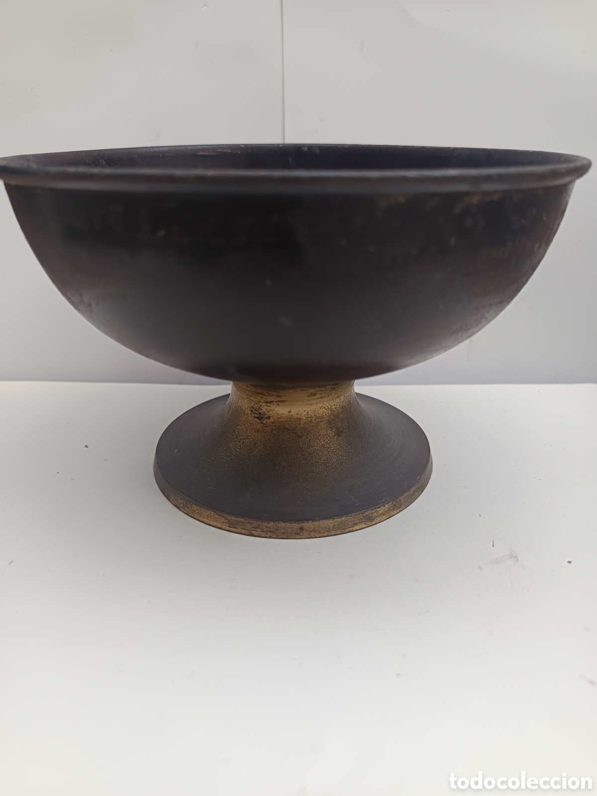 Vintage: Bowl cuenco metal iglesia