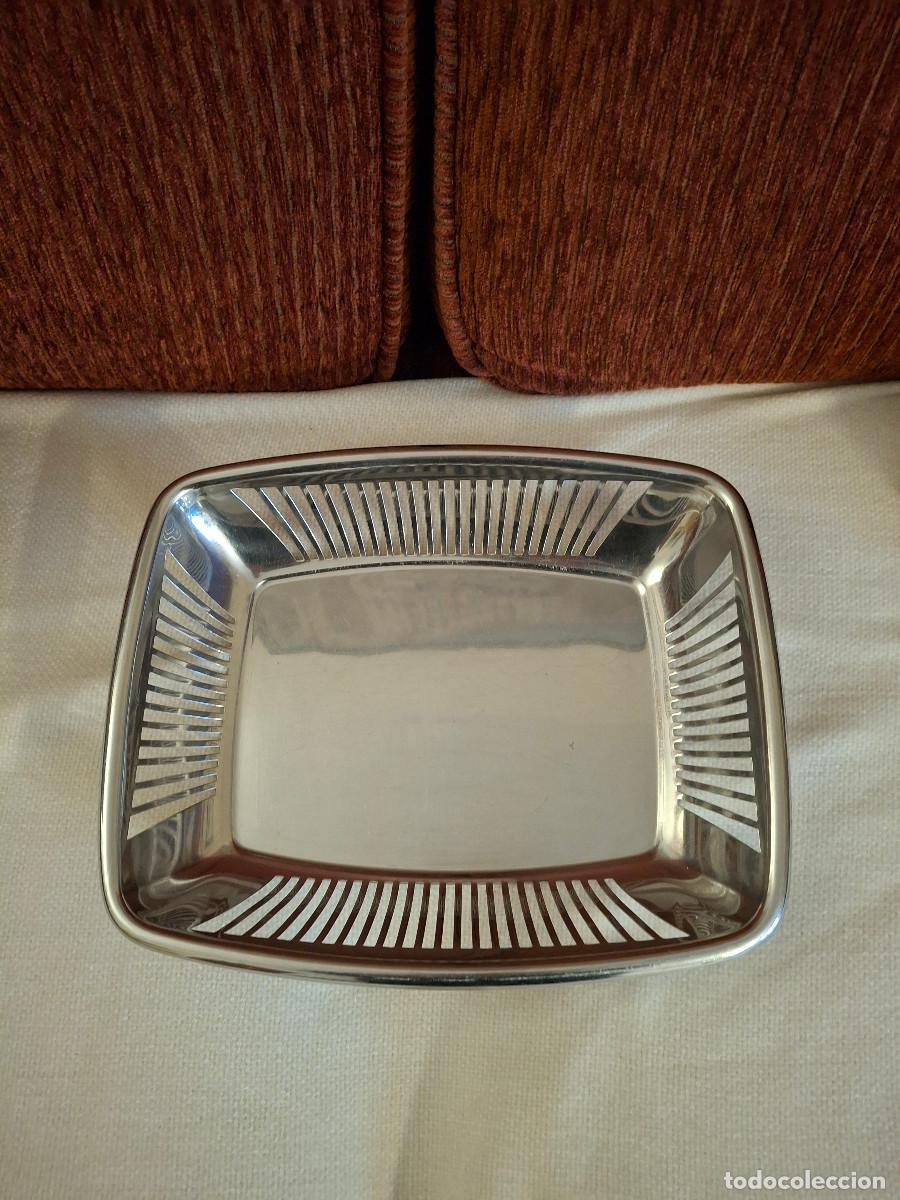Vintage: Cesta de acero inoxidablee