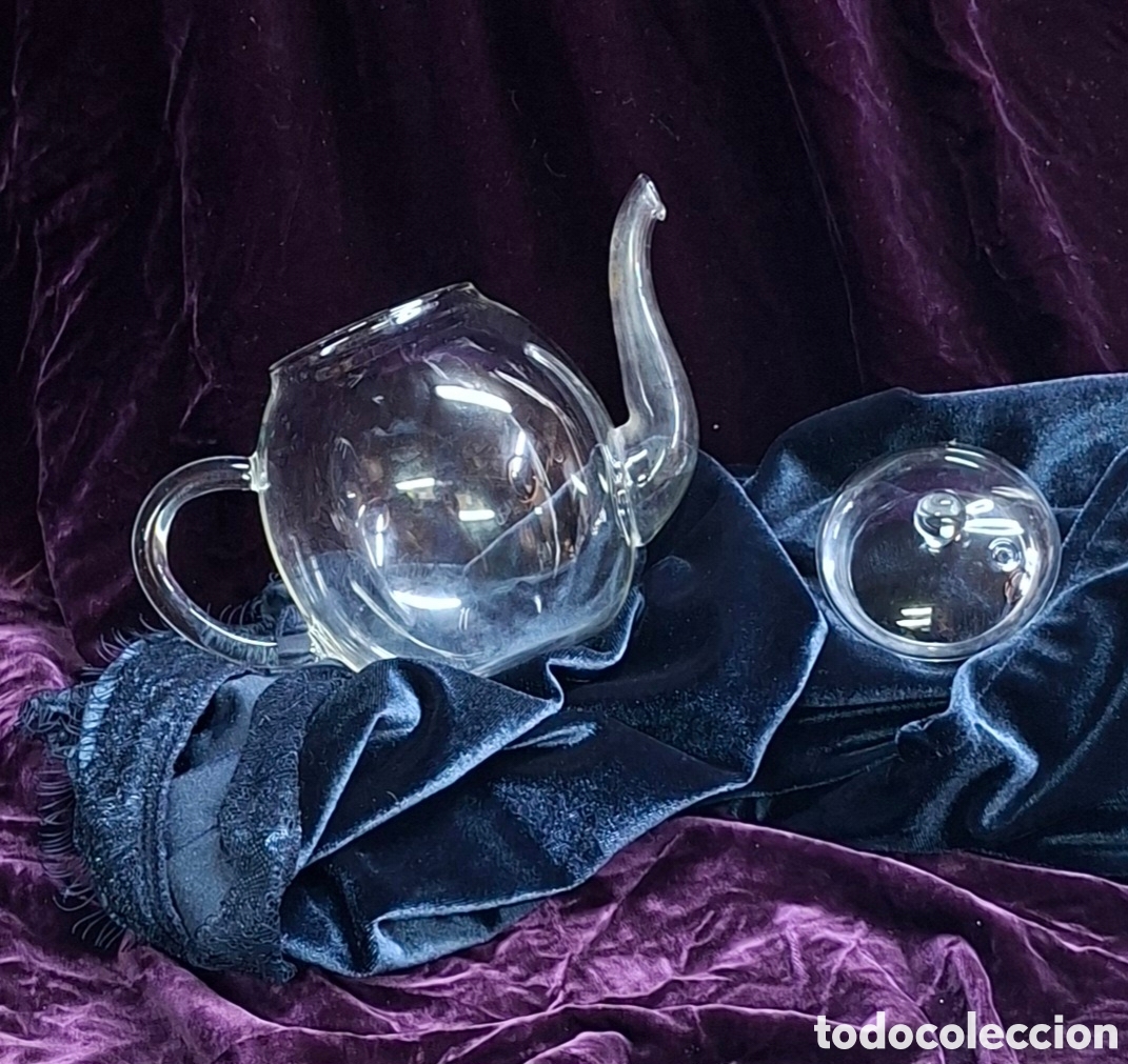 Vintage: Tetera de cristal soplado Creano - Foto 5