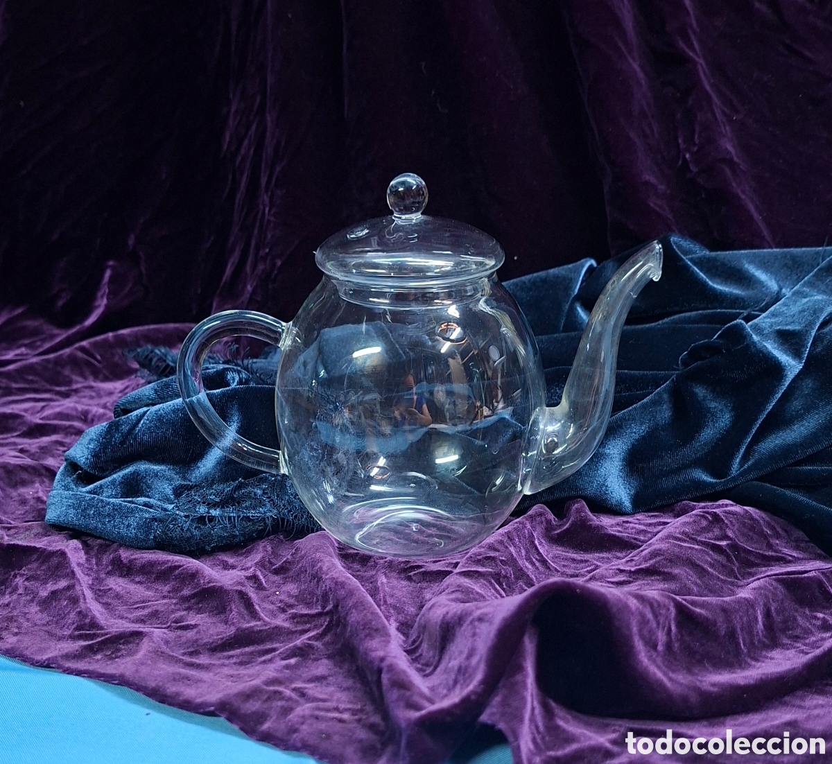 Vintage: Tetera de cristal soplado Creano - Foto 7