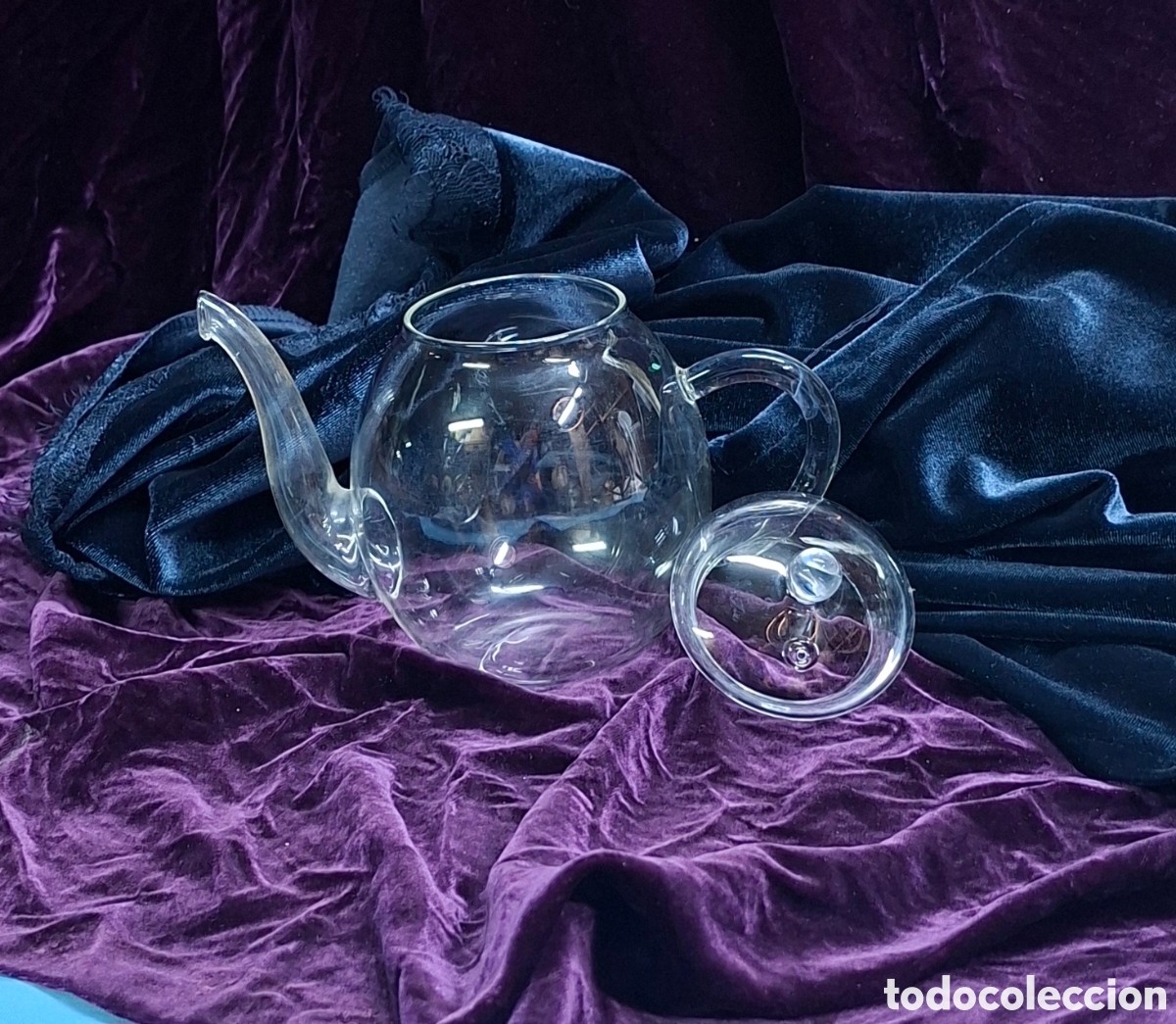 Vintage: Tetera de cristal soplado Creano - Foto 8