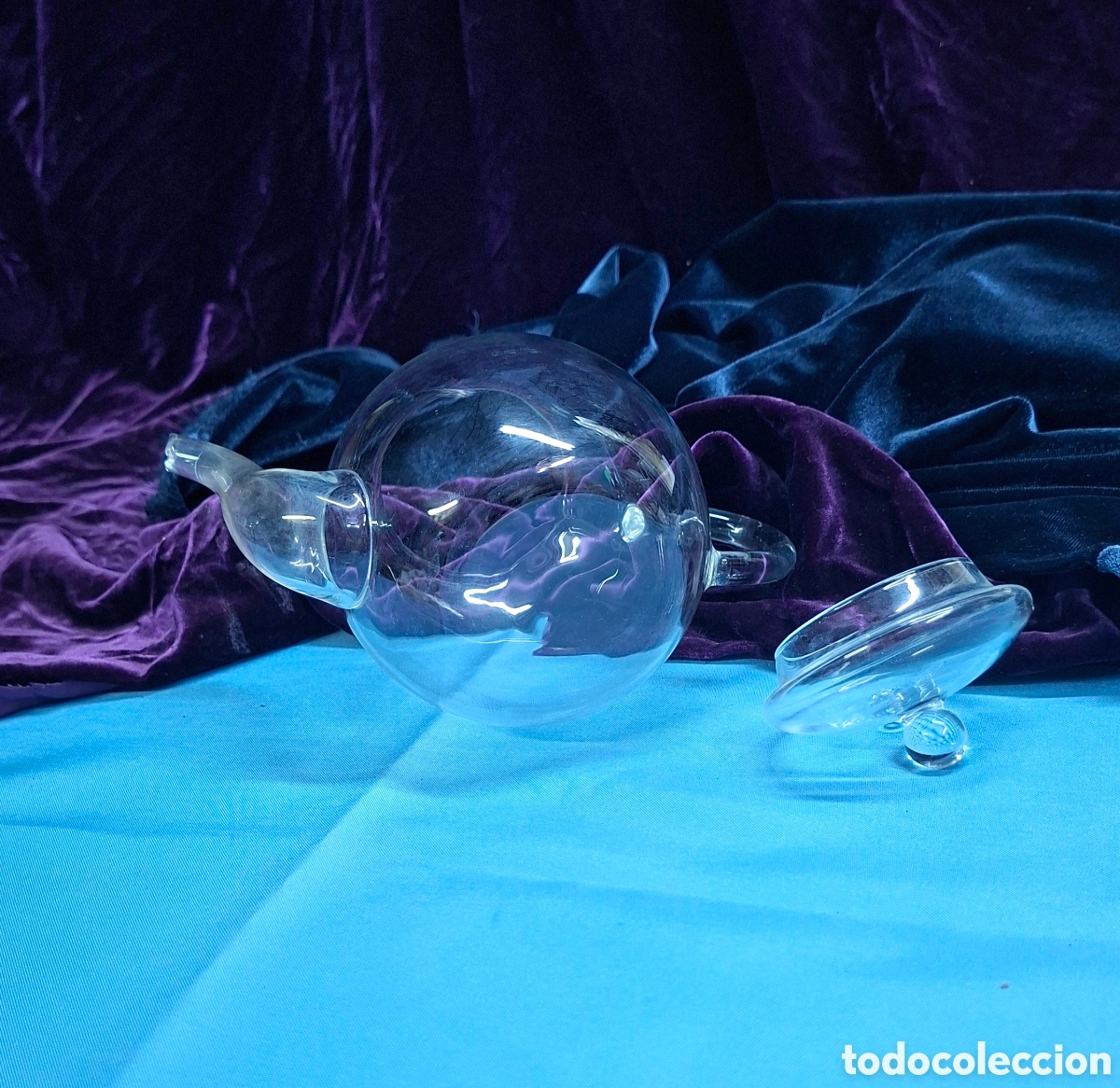 Vintage: Tetera de cristal soplado Creano - Foto 18