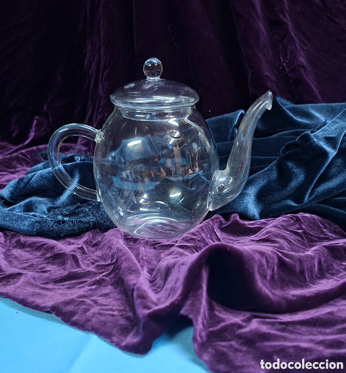 Vintage: Tetera de cristal soplado Creano - Foto 1