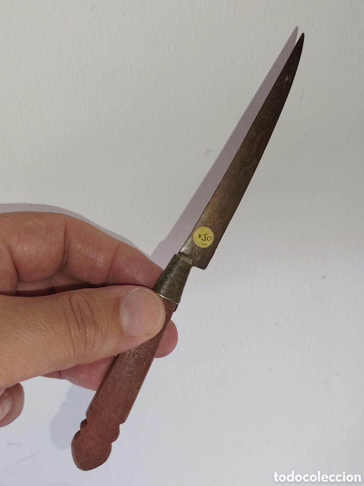 Vintage: Cuchillo con ojal labrada . - Foto 1