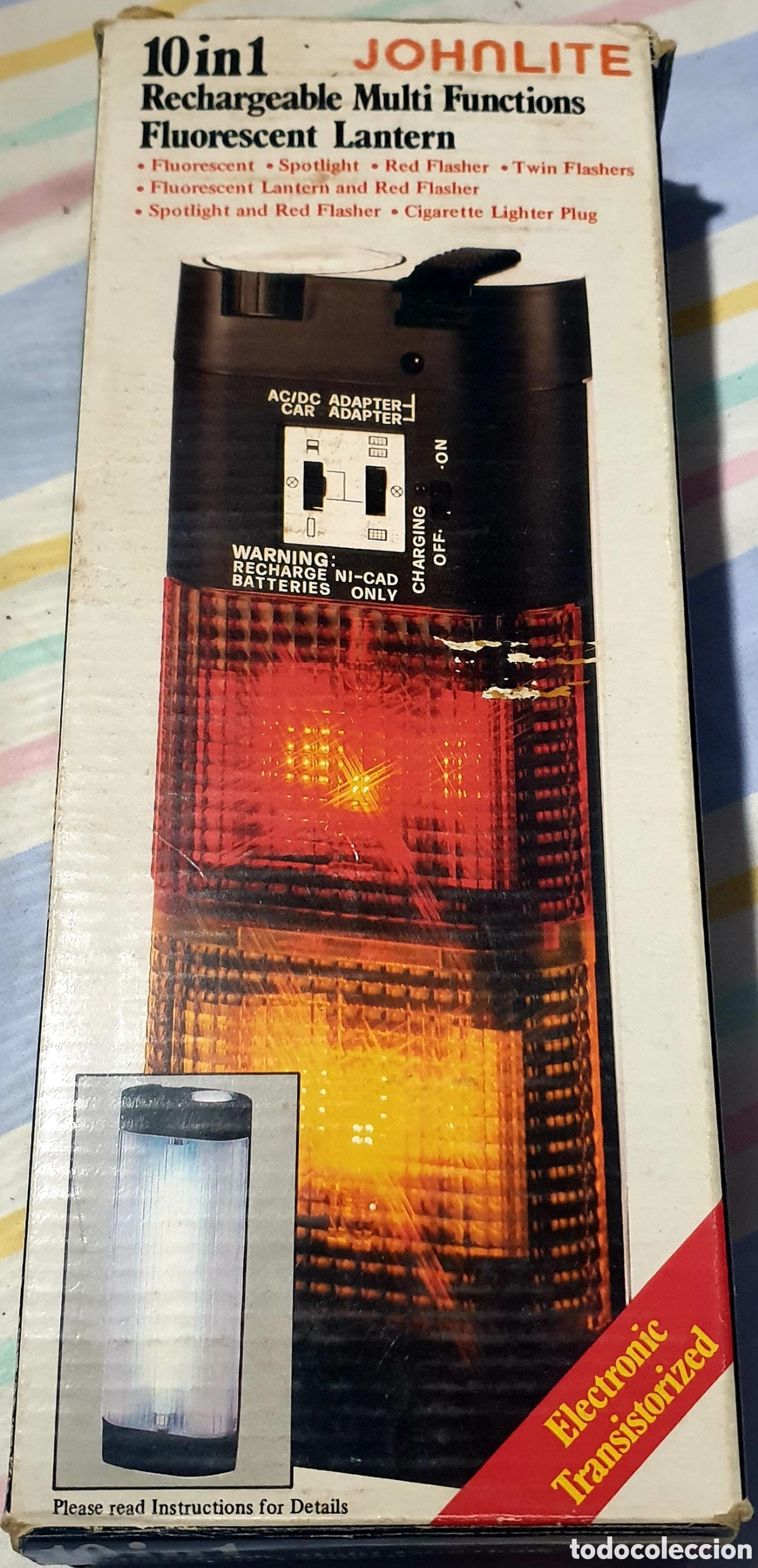 Vintage: Linterna Vintage Johnlite 10 en 1 - Foto 1