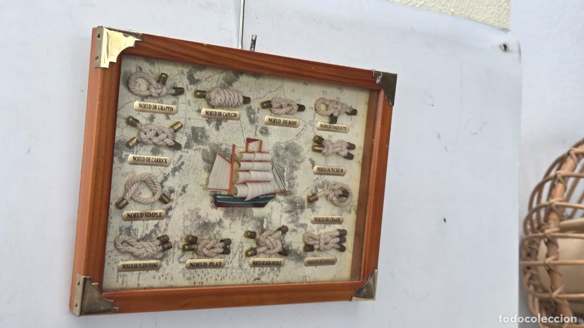 Vintage: cuadro nautico con nudos - Foto 1