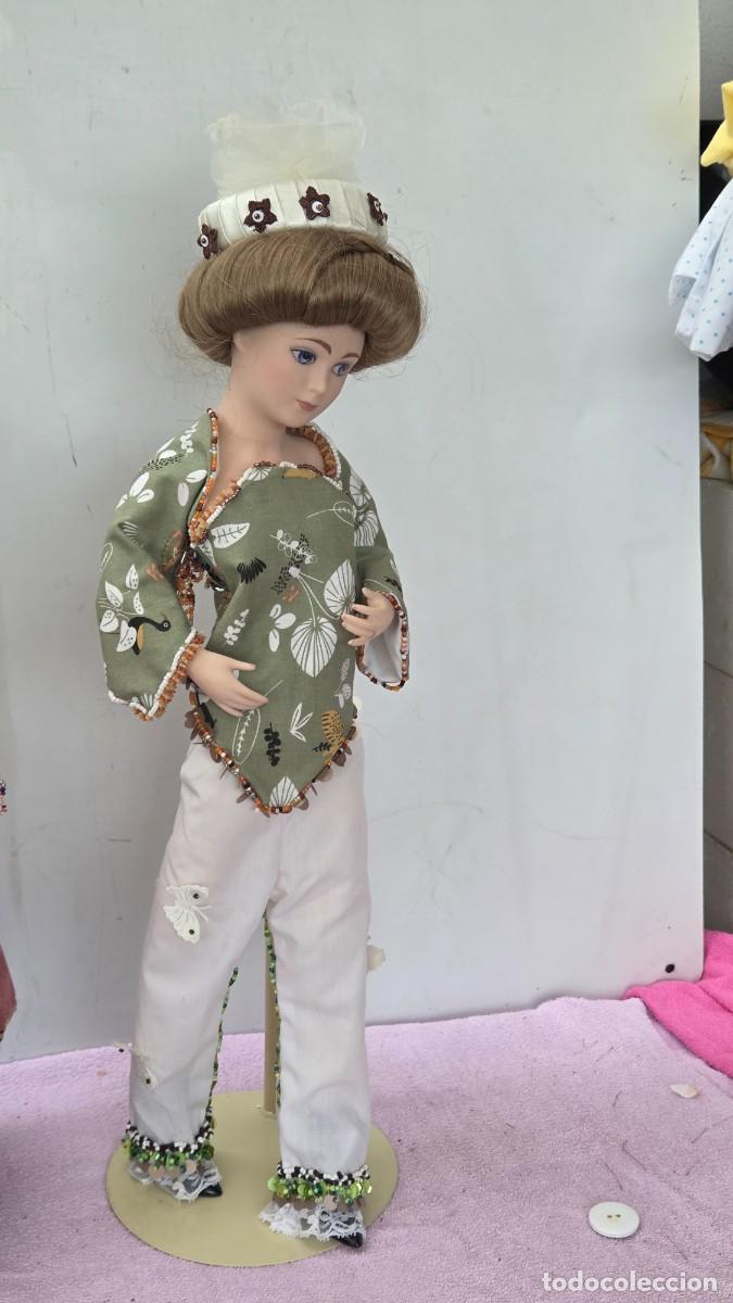 Vintage: mu&ntilde;eca coleccionable de porcelana - Foto 1