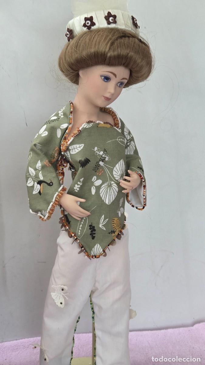 Vintage: mu&ntilde;eca coleccionable de porcelana - Foto 2