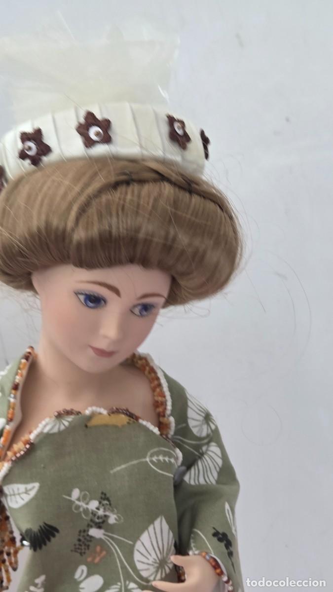 Vintage: mu&ntilde;eca coleccionable de porcelana - Foto 3