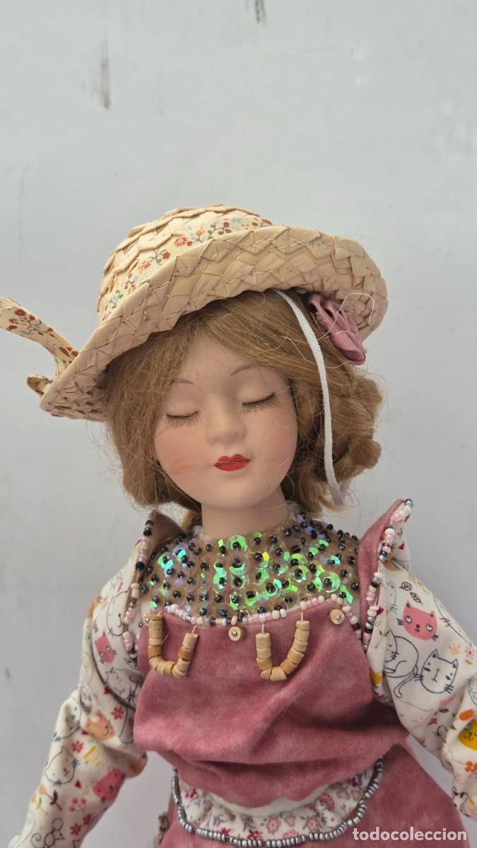 Vintage: mu&ntilde;eca de coleccion de porcelana - Foto 2