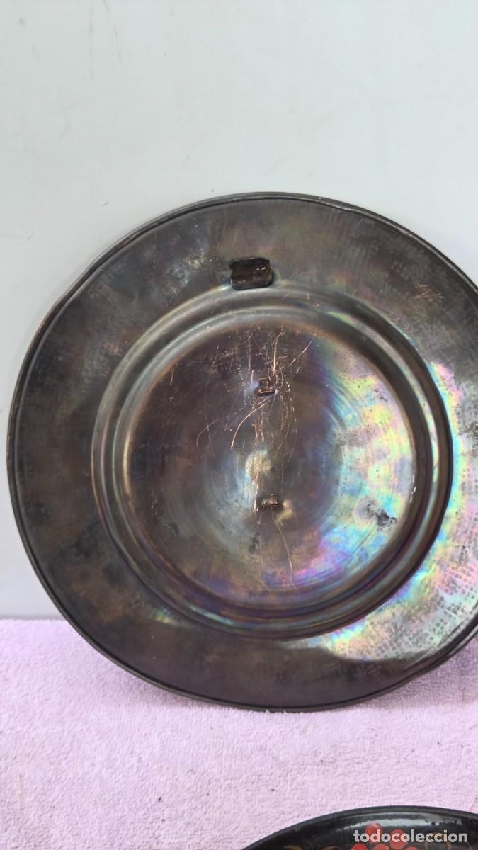 Vintage: plato de cobre mexicano inca - Foto 5