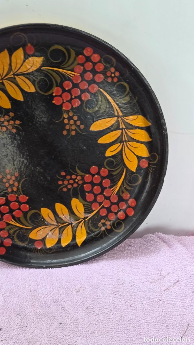 Vintage: plato de madera ruso - Foto 2