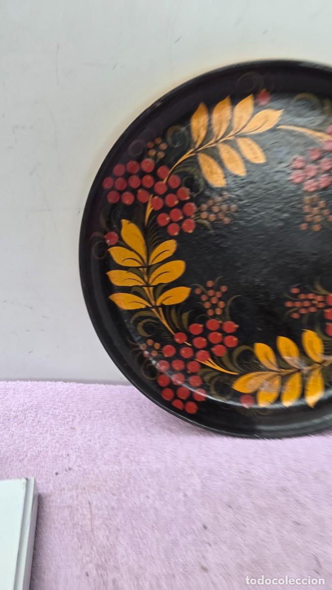 Vintage: plato de madera ruso - Foto 3