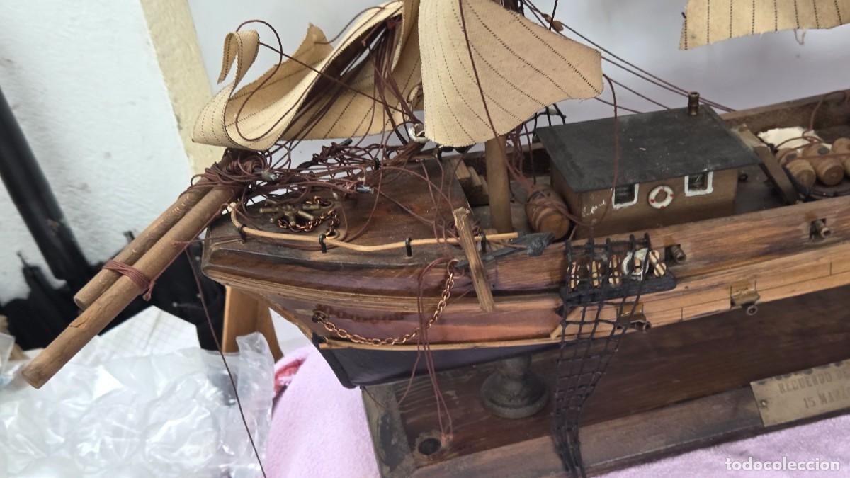 Vintage: maqueta de barco grande - Foto 6