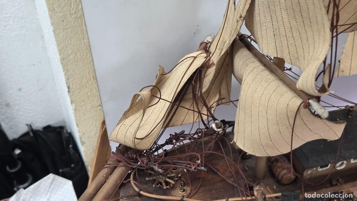 Vintage: maqueta de barco grande - Foto 7