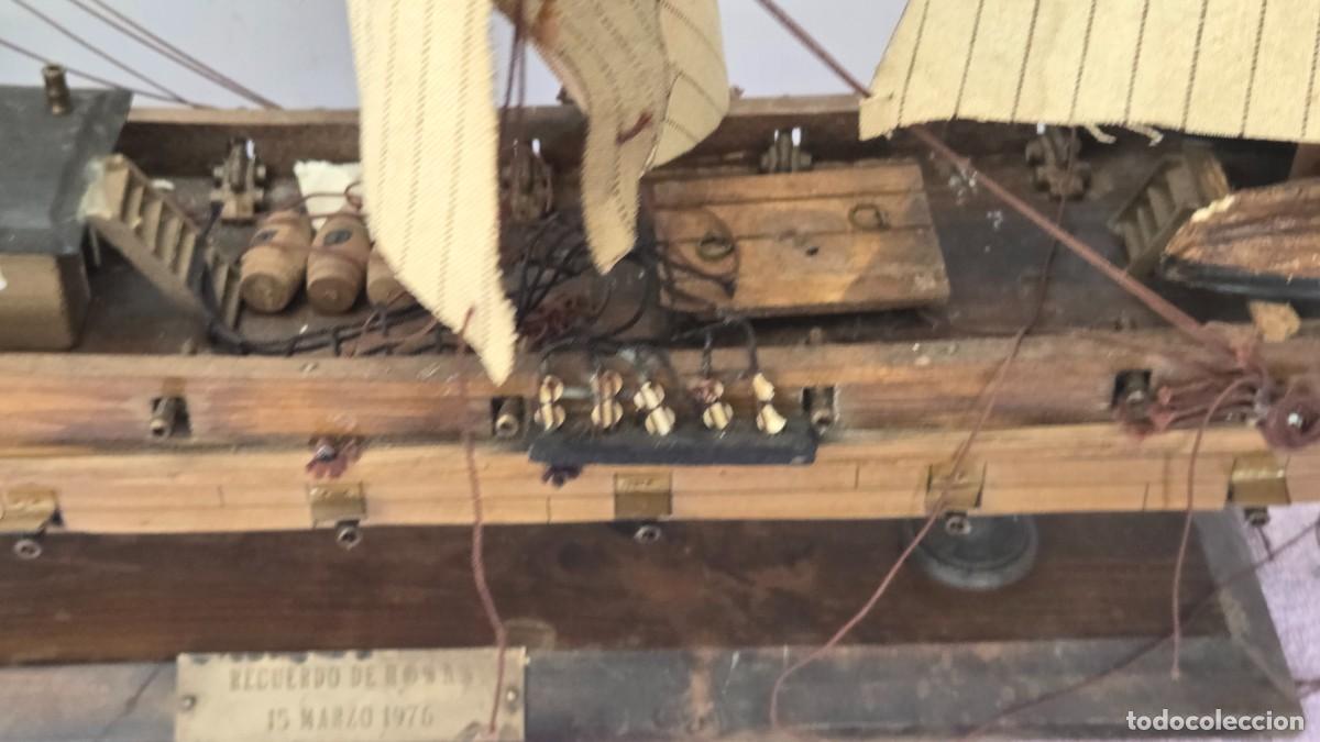 Vintage: maqueta de barco grande - Foto 12