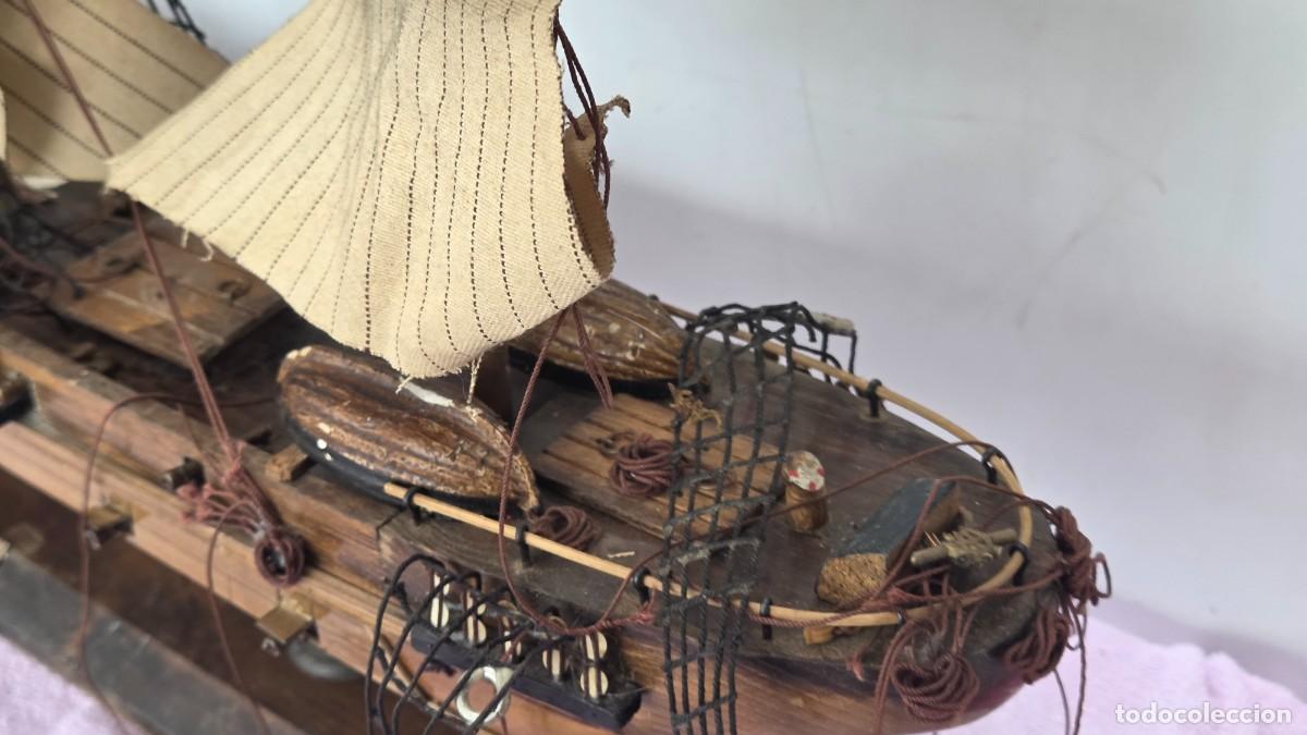Vintage: maqueta de barco grande - Foto 13