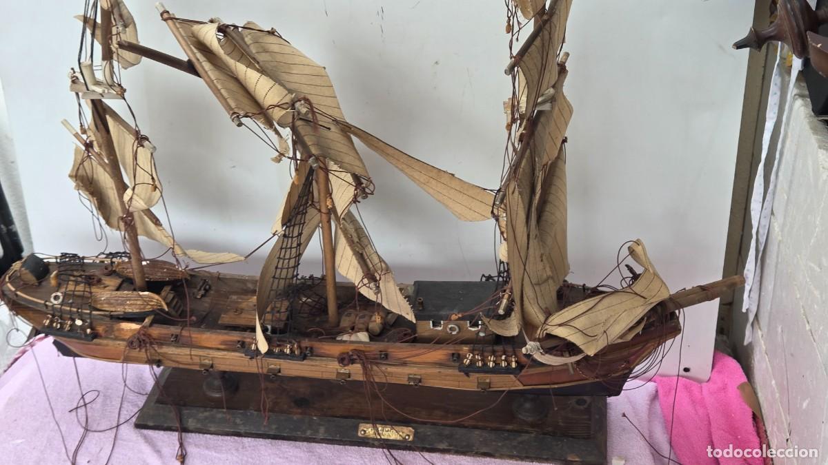 Vintage: maqueta de barco grande - Foto 16