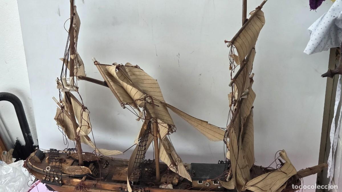 Vintage: maqueta de barco grande - Foto 17