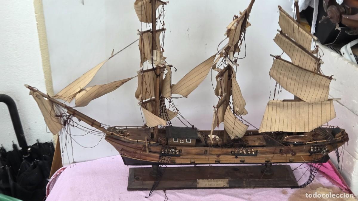 Vintage: maqueta de barco grande - Foto 20