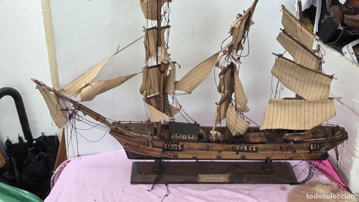 Vintage: maqueta de barco grande - Foto 21