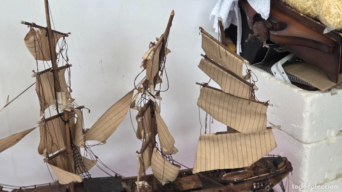 Vintage: maqueta de barco grande - Foto 24