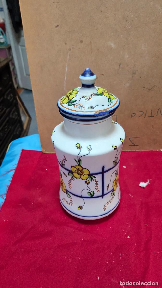 Vintage: jarron de ceramica restaurado