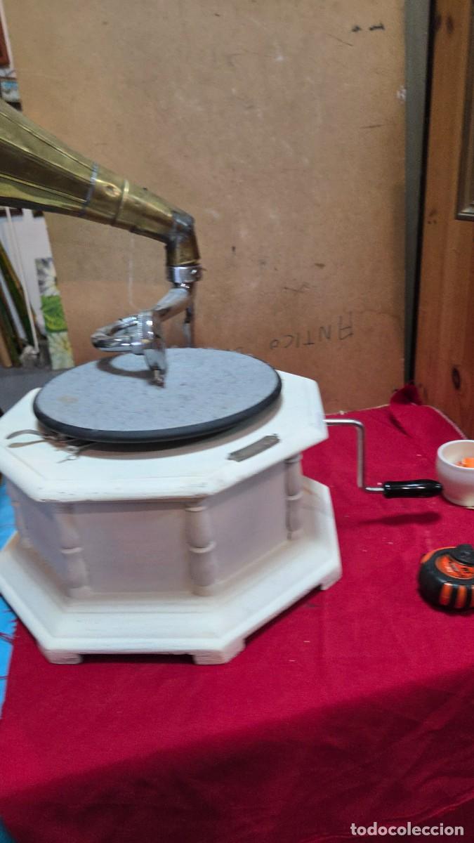 Vintage: gramola replica funcionando - Foto 5