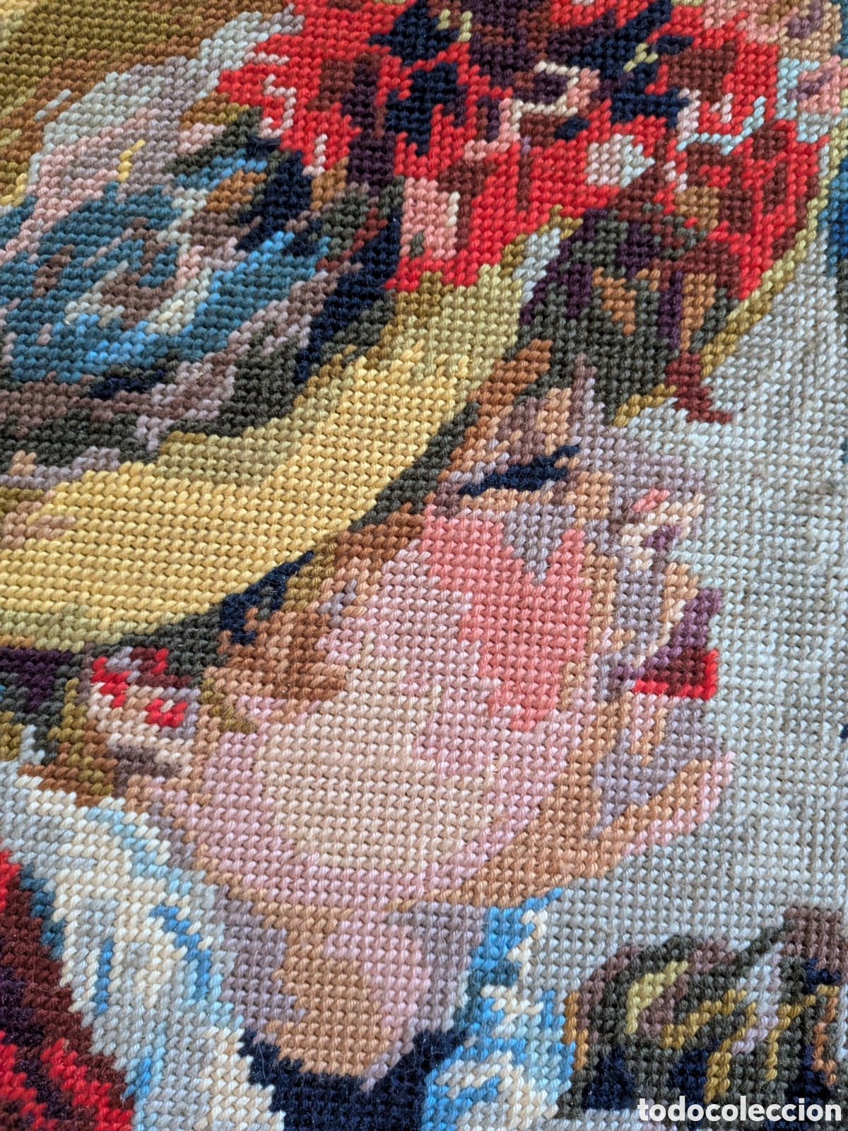 Vintage: Cuadro Cross Stitch Punto - Foto 2