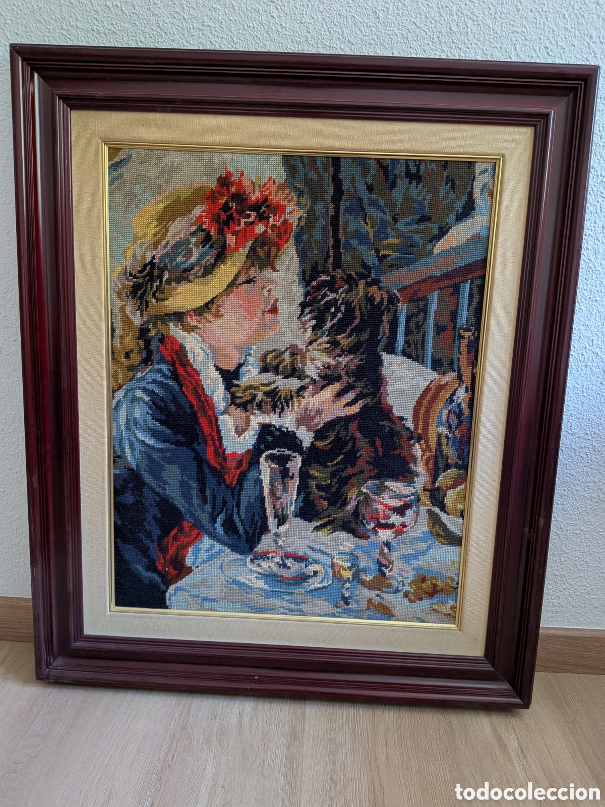 Vintage: Cuadro Cross Stitch Punto - Foto 1