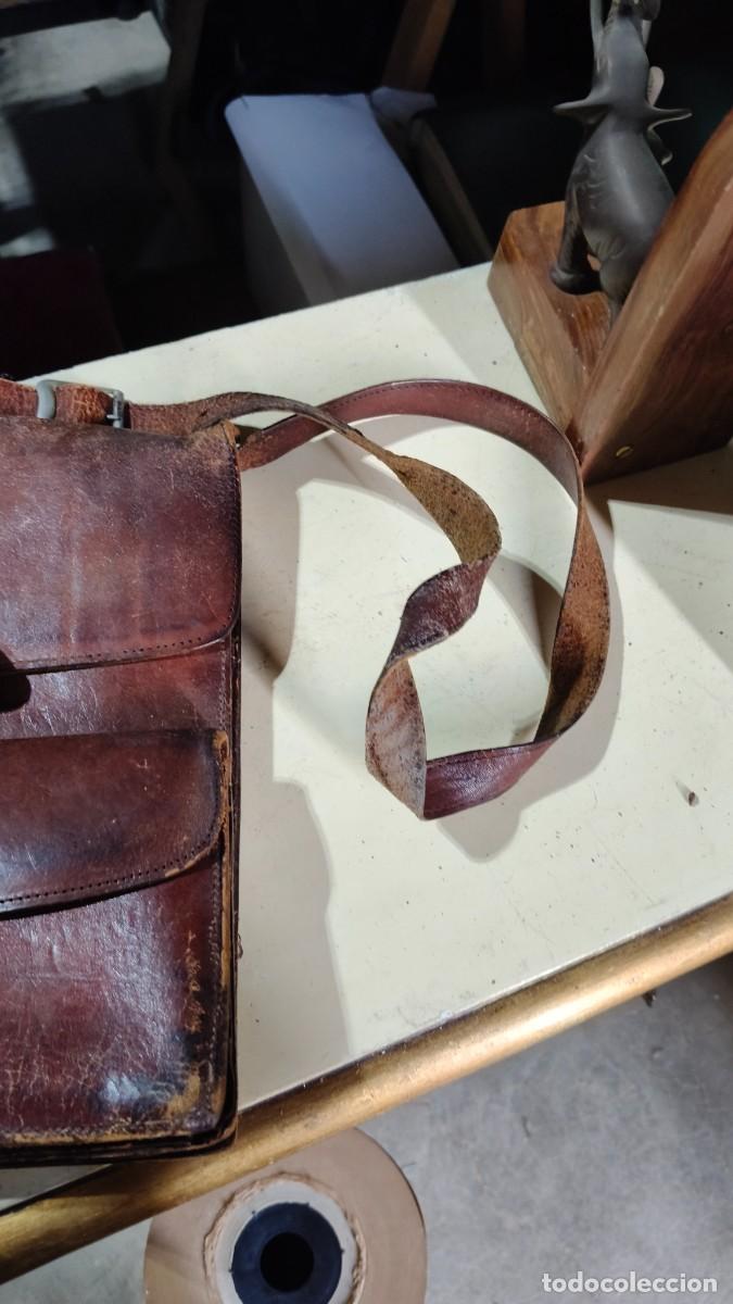 Vintage: Sacoche cuir chasse 1950 - Foto 2
