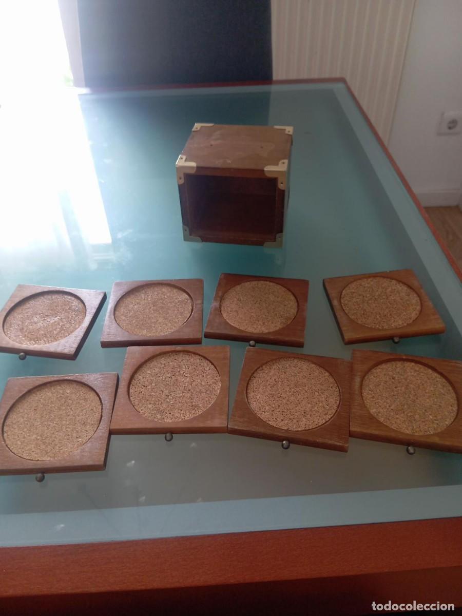 Vintage: posavasos de madera antiguos - Foto 2