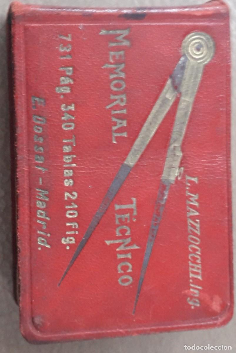 Vintage: Formulario Memorial T&eacute;cnico L. Mazzocchi. Vintage.