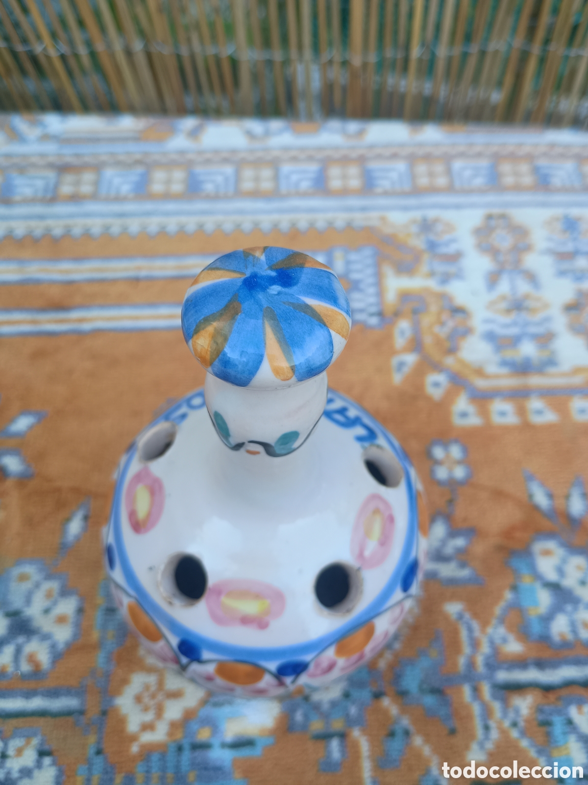 Vintage: Cer&aacute;mica lapiceros pintado a mano - Foto 3