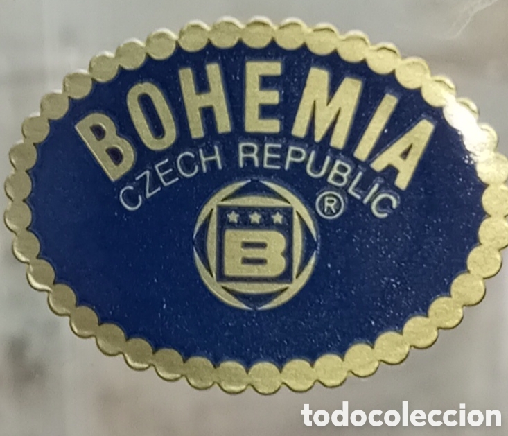 Vintage: LOTE.Decantador y jarra .Cristal de Bohemia .
