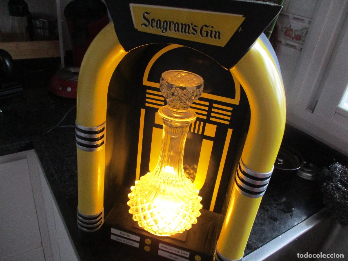 Vintage: EXPOSITOR LUMINOSO de gran tama&ntilde;o
