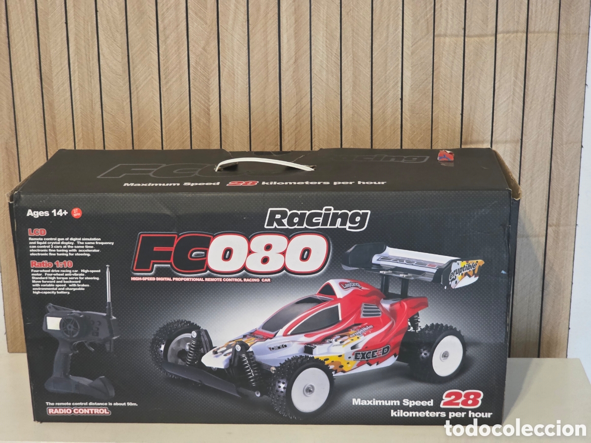 Vintage: coche rc racing fc080 4x4 escala 1:10 con caja