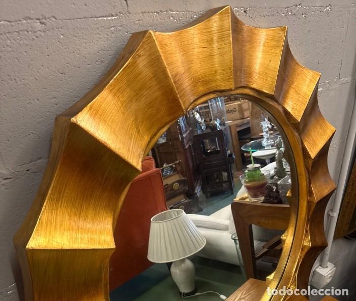 Vintage: Espejo Sol Estilo Mid-Century - Foto 7