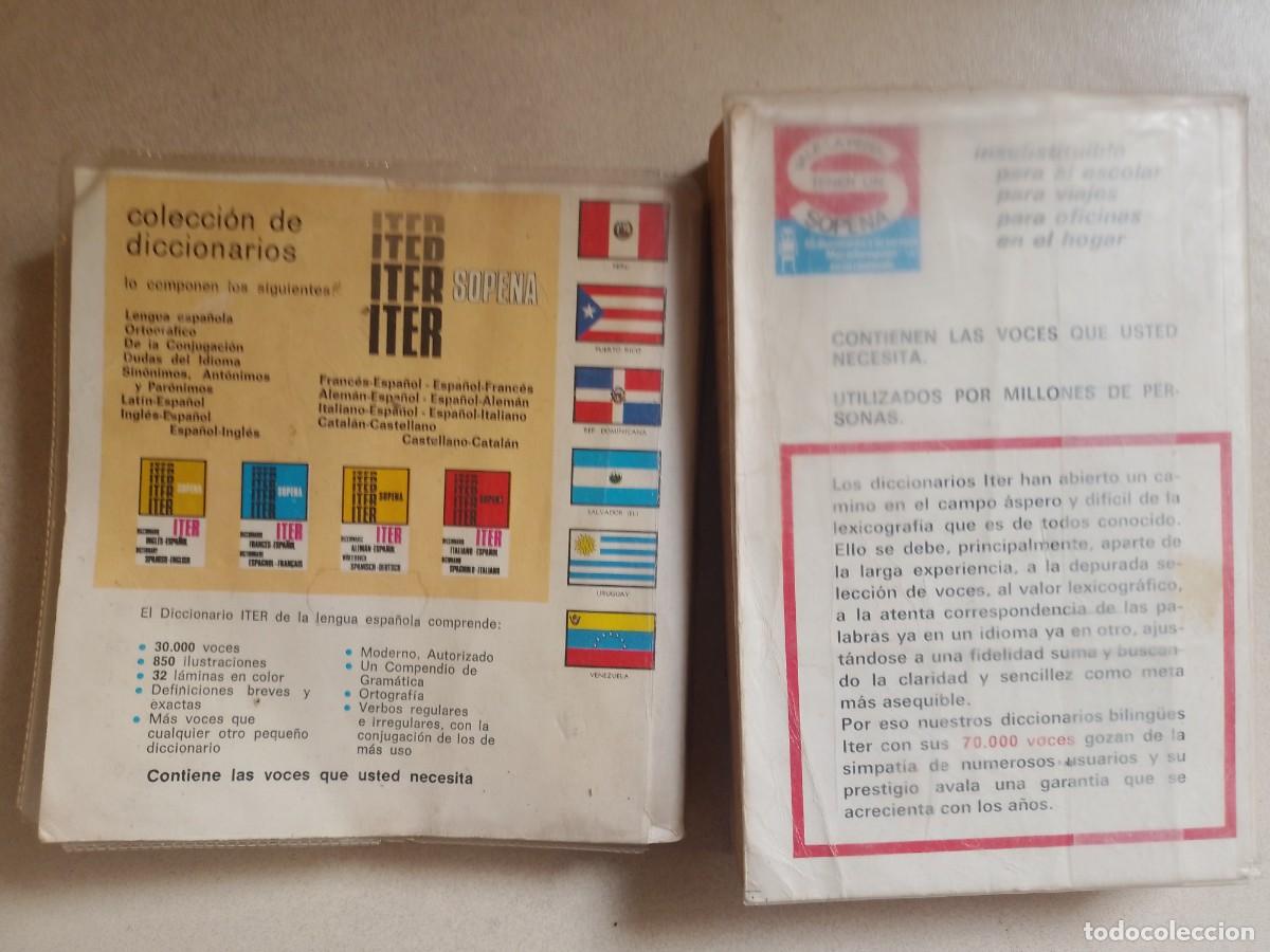 Vintage: DICCIONARIOS VINTAGE E.G.B ITER SOPENA - Foto 3