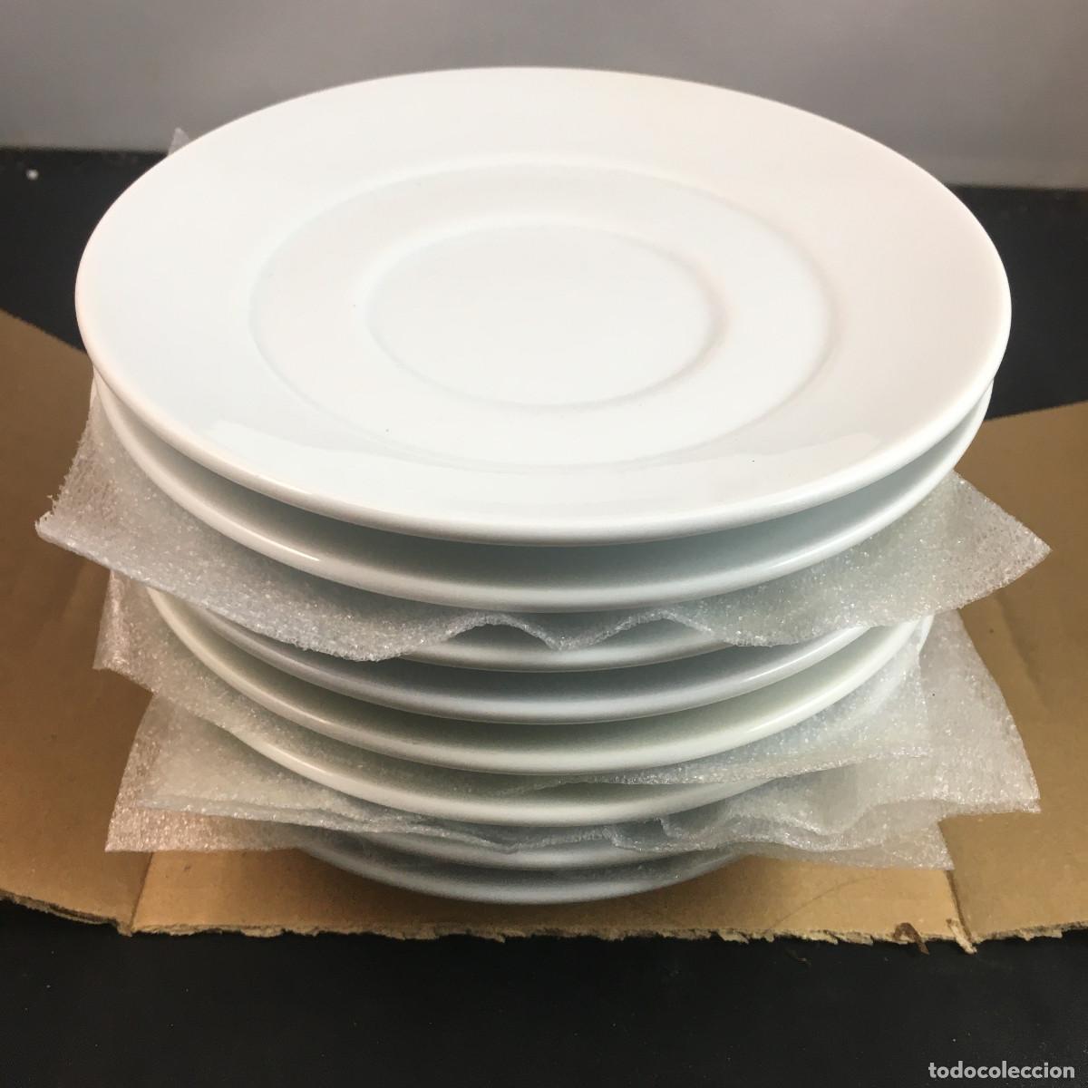Vintage: Lote 8 platos peque&ntilde;os BIDASOA. - Foto 1