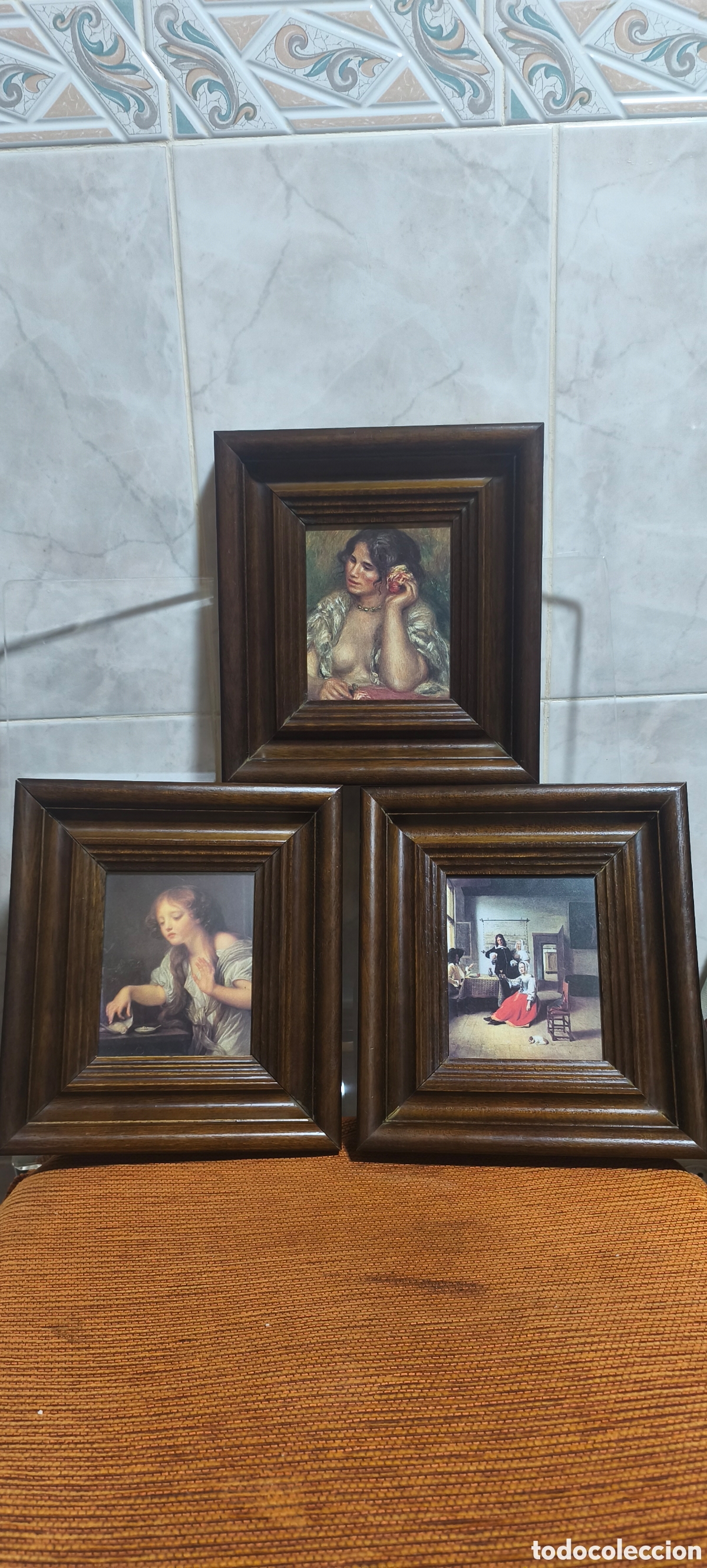 Vintage: Lote tres cuadros vintage