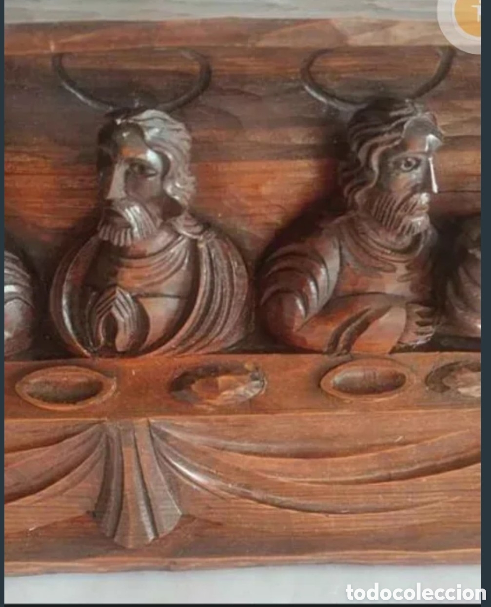 Vintage: RETABLO VINTAGE TALLADO MADERA ULTIMA CENA