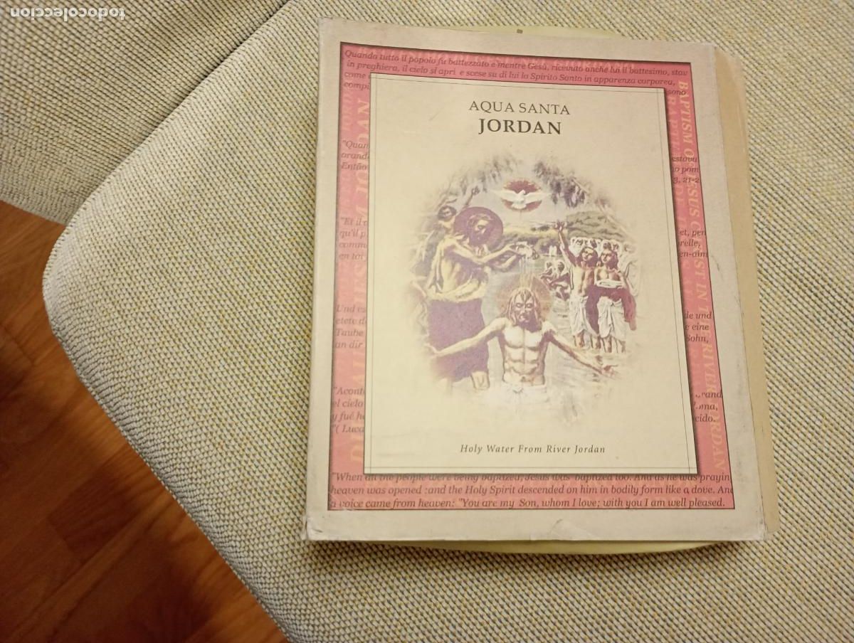 Vintage: AQUA SANTA JORDAN PARA BAUTIZAR
