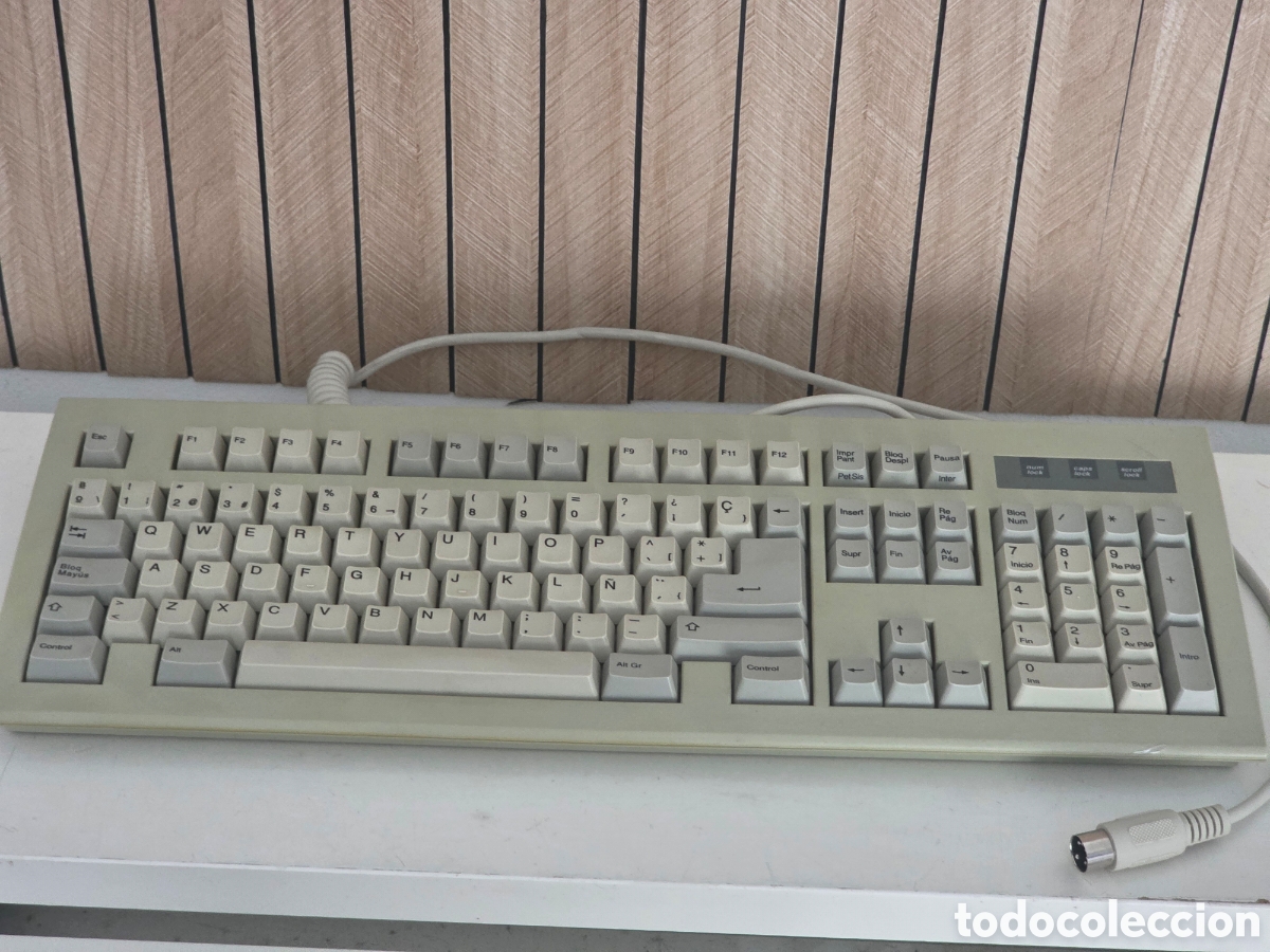 Vintage: teclado vintage qtronix qx-101 espa&ntilde;ol din 5 pines