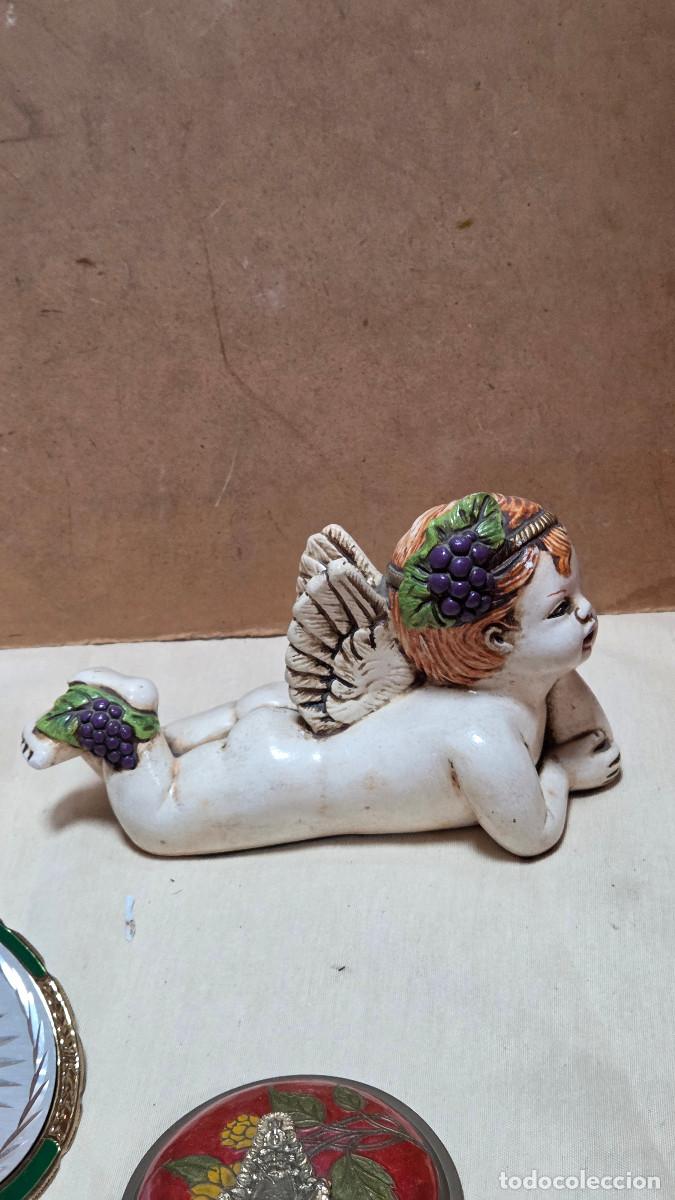 Vintage: figura de angel acostado - Foto 1