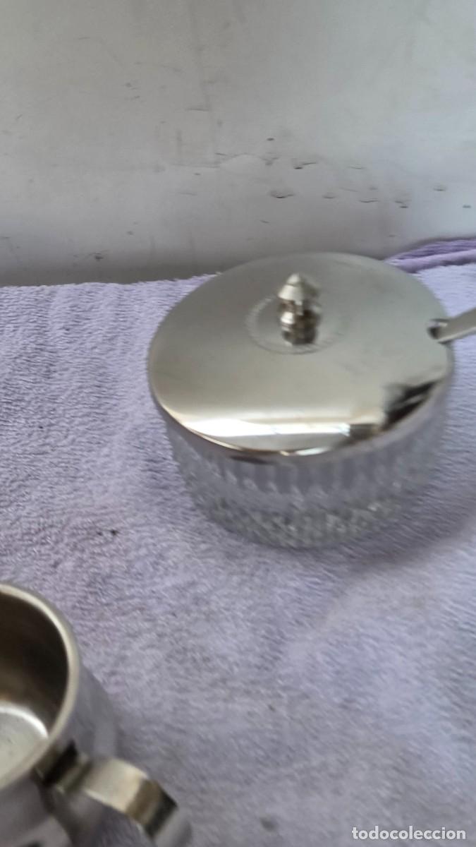 Vintage: azucarero de acero inoxidable - Foto 1