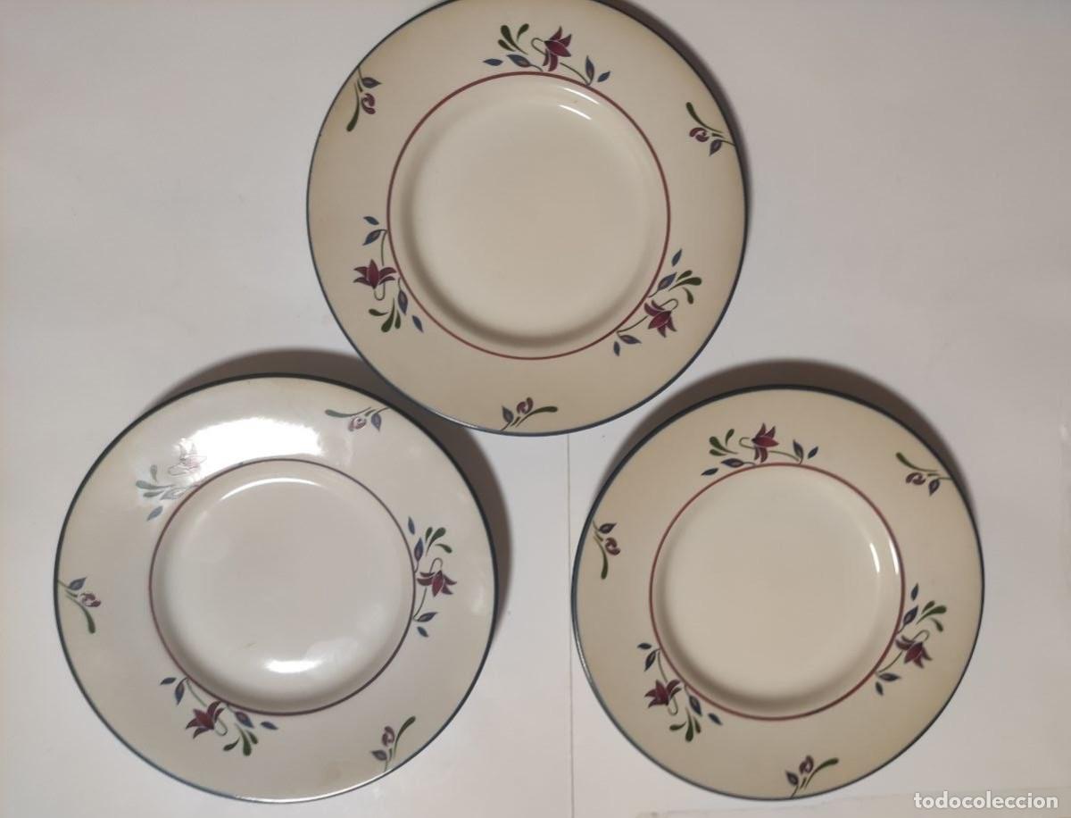 Vintage: Tres platos postre Copenhagen Thailandia