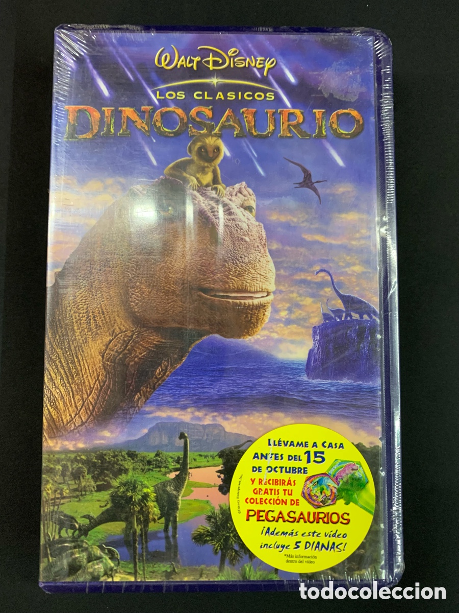Vintage: VHS Disney Dinosaurios nuevo